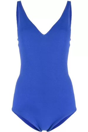 Alexander McQueen Women Tank Tops - V-neck tank top - Blue