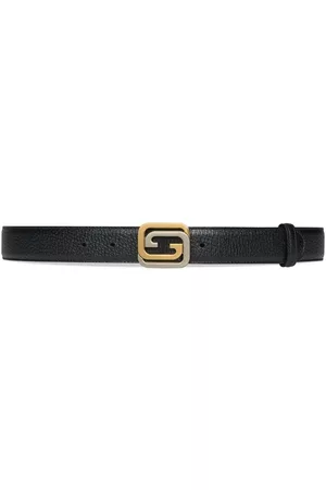 Gucci Interlocking G buckle belt - Black