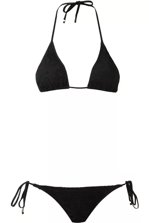 AMIR SLAMA Women Triangle Bikinis - Triangle bikini set - Black