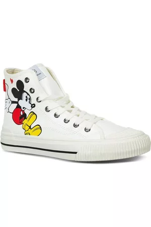 Moa Boys High Top Sneakers - Mickey high-top sneakers - White