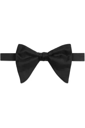 GG-plaque silk bow tie