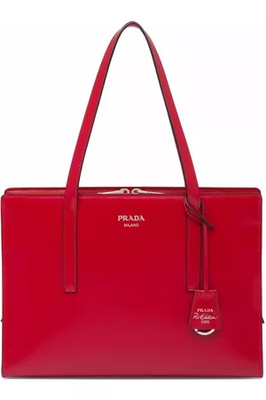 Prada Large Re-Edition 1995 leather handbag - Red