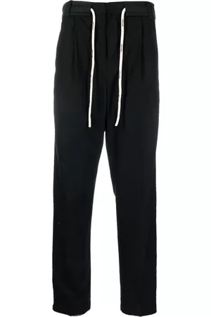 Palm Angels Men Sweatpants - Side-stripe track pants - Black