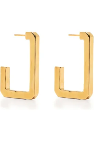 Zadig & Voltaire Half-hoop rectangular earrings