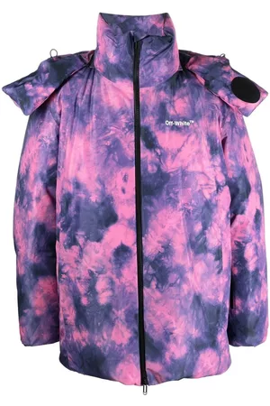 OFF-WHITE Arrows tie-dye ski jacket - Purple