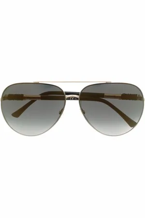 Jimmy Choo Gray pilot-frame sunglasses