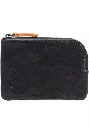 ALLY CAPELLINO Zipped leather wallet - Black