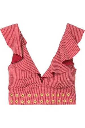 Duskii Sunrise ruffled bikini top