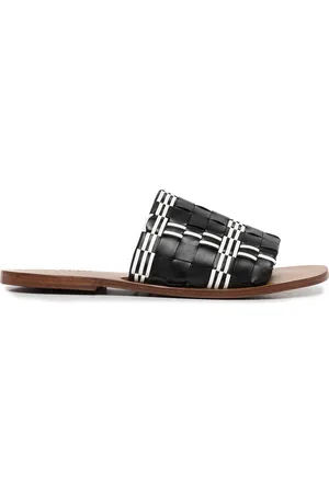 Madison.Maison Woven leather slides