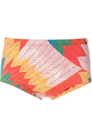 AMIR SLAMA Cocar Francês print trunks