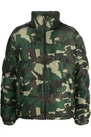 Heron Preston Camouflage-print padded jacket