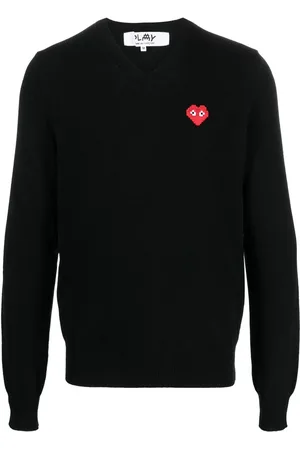 Comme des Garçons V-neck wool jumper