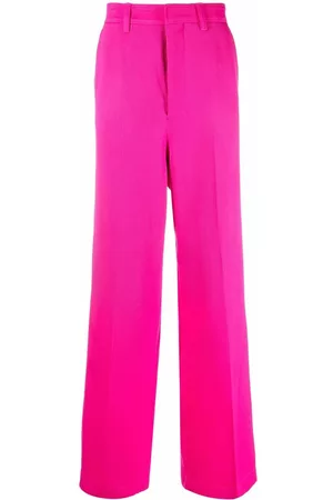Ami Formal Pants - Wide-leg tailored trousers - Pink