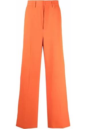 Ami Formal Pants - Wide-leg tailored trousers - Orange