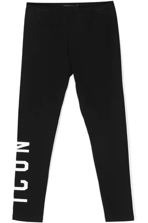 Dsquared2 Girls Leggings - Logo-print leggings - Black