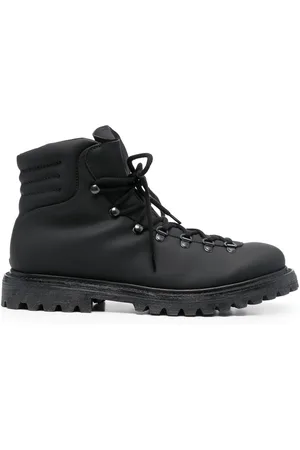 Premiata Padded-ankle lace-up boots
