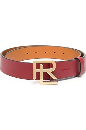 Ralph Lauren Women Belts - Logo-buckle leather belt - Red