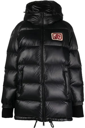 Dsquared2 Logo-patch padded coat