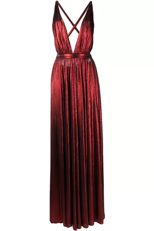 Retrofete Tova satin dress - Red