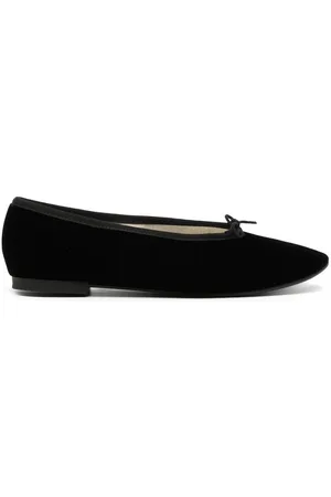 Repetto Velvet-effect ballerina shoes