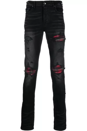 AMIRI Men Skinny Jeans - Distressed slim-cut jeans - Black