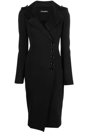 Dolce & Gabbana Tailored long-sleeve dress - Black