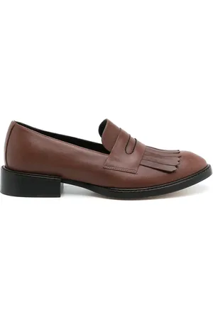 Sarah Chofakian Oxford fringed slip-on shoes