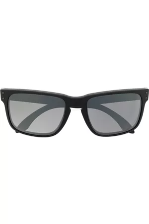 Oakley Men Square Sunglasses - Square-frame logo-embellished sunglasses - Black