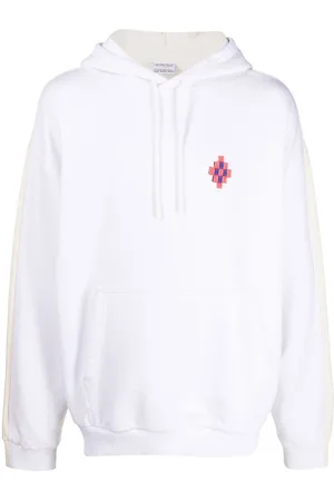 MARCELO BURLON Cross logo-embroidered hoodie