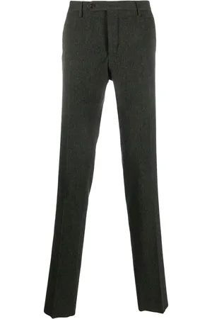 Incotex Pinstripe chenille trousers