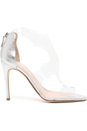 Rupert Sanderson 100mm cut-out open-toe pumps