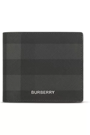 Burberry Men Wallets - Check-pattern International wallet - Grey