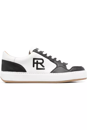 Ralph Lauren Jinett panelled sneakers - White
