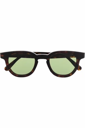 Retrosuperfuture Tortoiseshell round-frame sunglasses