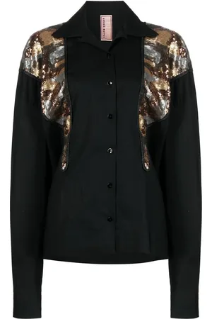 Antonio Marras Dolly sequin-panel shirt