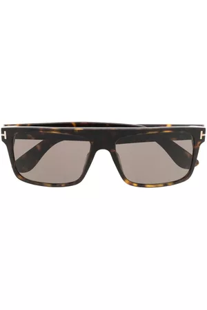 Tom Ford Square-frame tortoiseshell sunglasses - Brown