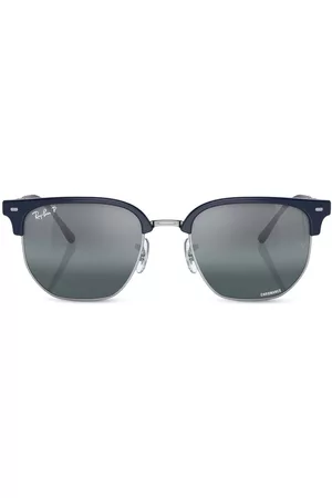 Ray-Ban Square Sunglasses - New Clubmaster square-frame sunglasses - Blue