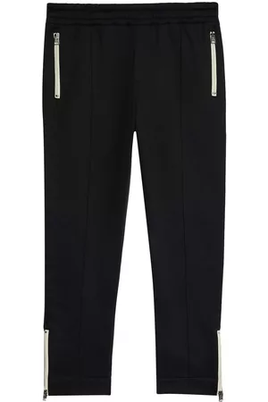 Ami Zip-pockets cotton track pants - Black