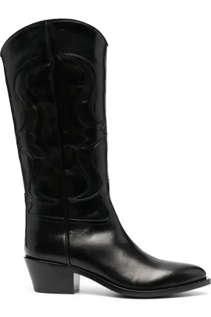 SARTORE Knee-high leather cowboy boots
