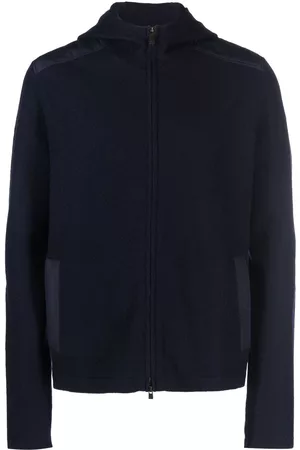 Kjus Men Ski Suits - Aspen hooded jacket - Blue