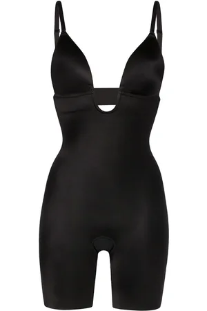 Spanx Suit Your Fancy plunge low-back mid-thigh bodysuit