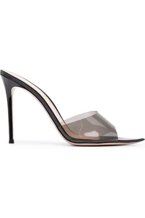 Gianvito Rossi Elle patent leather mules