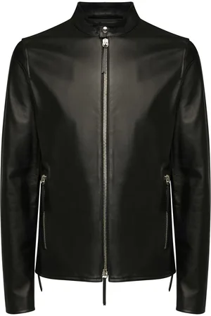 Giuseppe Zanotti Leather zip-up jacket