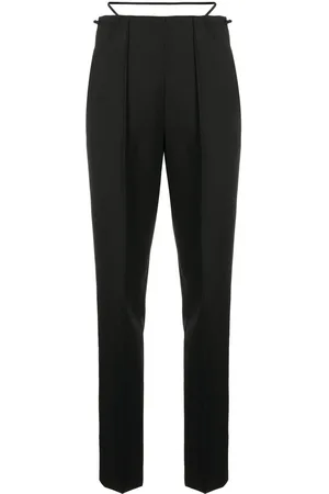 Nensi Dojaka High-waisted straight leg trousers