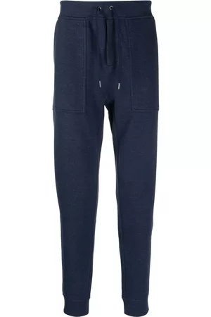 Ralph Lauren Embroidered-pony track pants - Blue