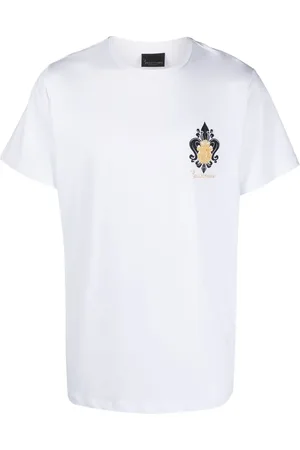 BILLIONAIRE Crest-logo crew-neck T-shirt