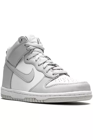 Nike Boys High Top Sneakers - Nike Dunk High "Vast Grey" sneakers - White