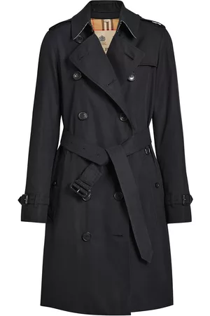 Burberry Women Trench Coats - The Kensington Heritage Trench Coat - Blue
