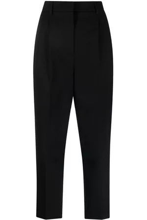 Lanvin Women Formal Pants - High-rise tailored trousers - Black