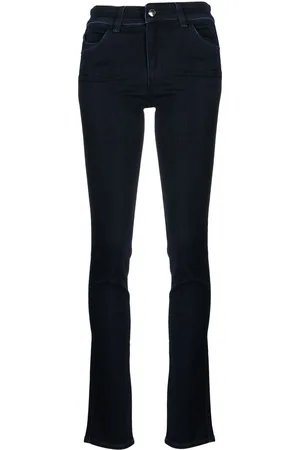 Emporio Armani High-waisted slim-cut trousers